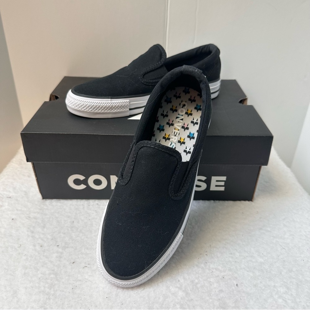 Women’s Converse Black Slip-On Sneakers